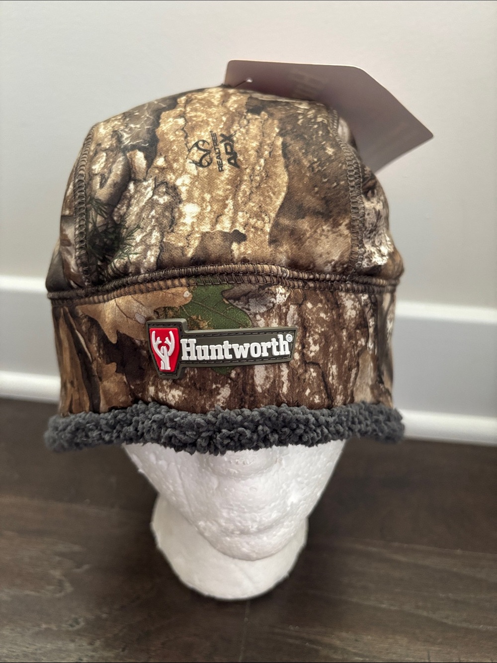 Huntworth Heat Boost,Realtree Camo,water repellent,anti-odor,wicking,sherpa line